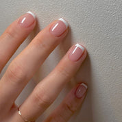 Set de uñas francesas press on - Dressygt