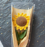 Bouquet individual de girasol tejido - Dressygt