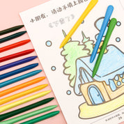 Crayones de cera largos