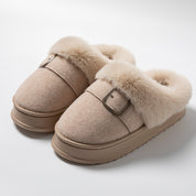 Pantuflas con interior afelpado