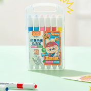 Marcadores 2 en 1 con sello