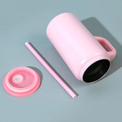 Vaso de acero inoxidable con agarrador