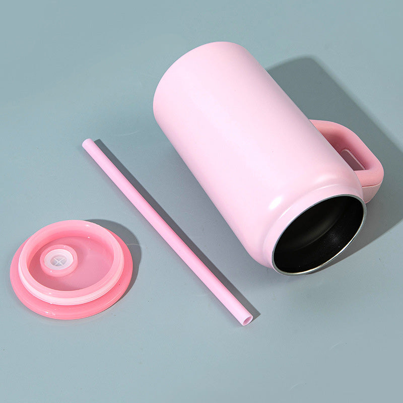 Vaso de acero inoxidable con agarrador