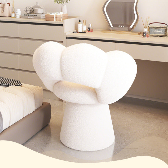 Silla giratoria con diseño de flor