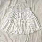 Mini falda ballon con moños