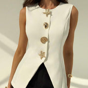 Blusa classy con detalles de mar - Dressygt