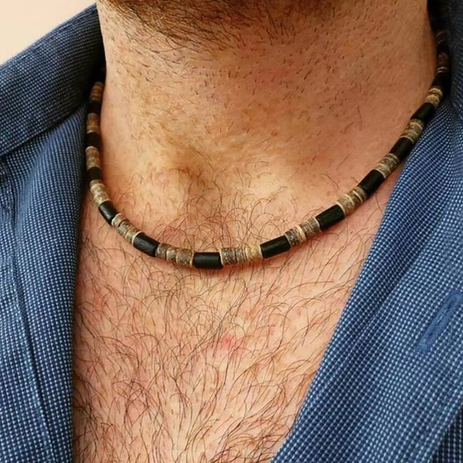 Collar de hombre estilo bohemio