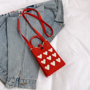 Bolso de corazones