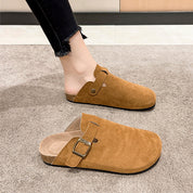 Zuecos tipo mule de gamuza - Dressygt