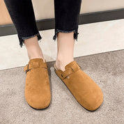Zuecos tipo mule de gamuza - Dressygt