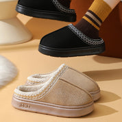 Pantuflas antideslizantes con forro de peluche