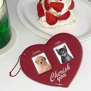 Llavero de corazón portafotos doble - Dressygt