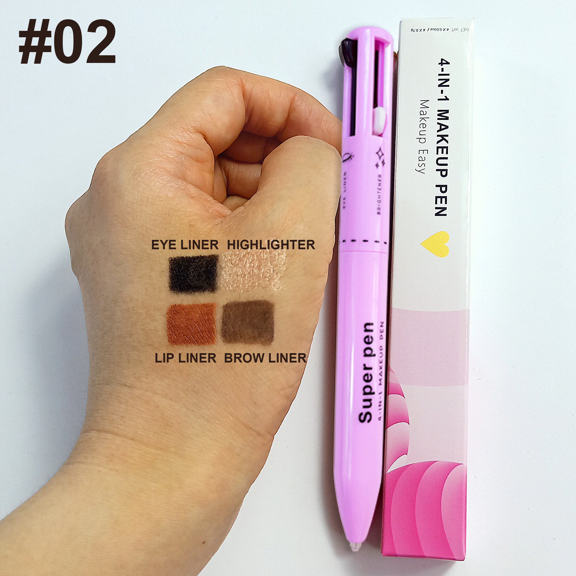 Lápiz de maquillaje 4 en 1
