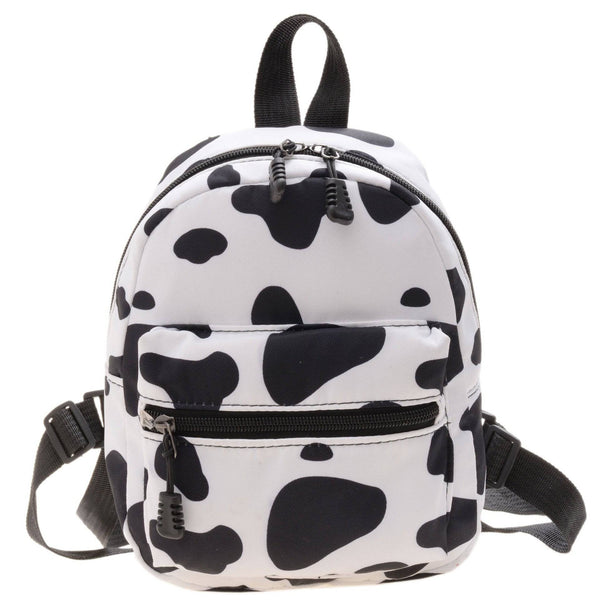 Mochila de animal print de vaca