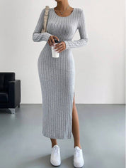 Maxi dress con abertura