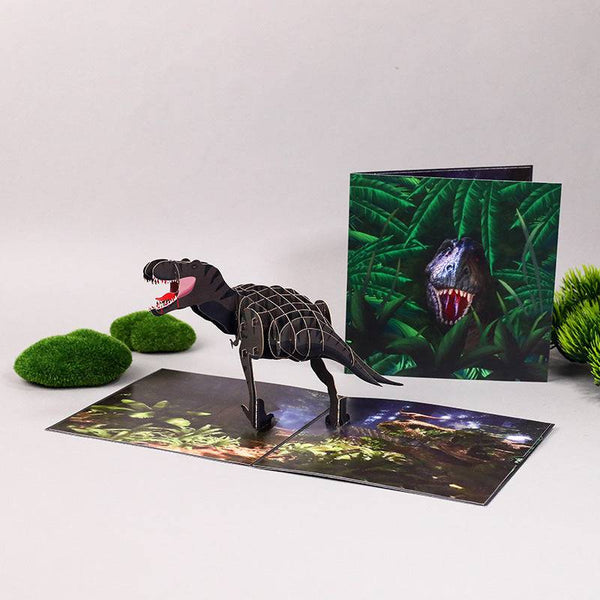 Tarjeta de regalo de dinosaurio