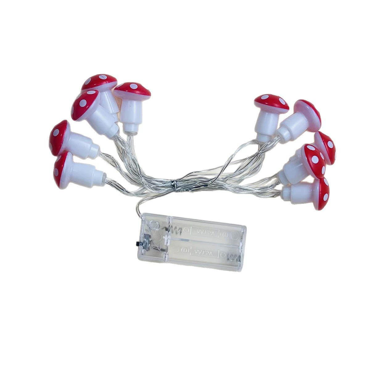 Set de luces con diseño de hongos