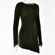 Vestido ajustado corto de manga larga - Dressygt