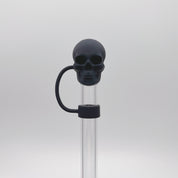 Protector de pajilla en forma de calavera