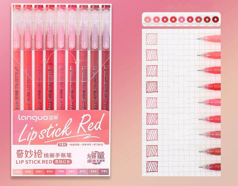 Set de 9 lapiceros de gel de colores - Dressygt