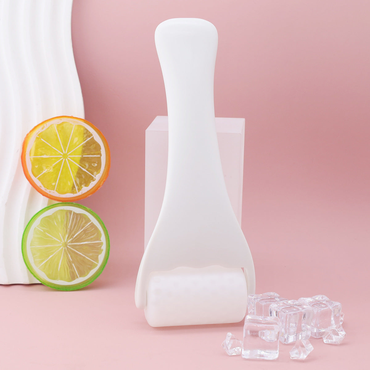 Ice roller facial para skincare