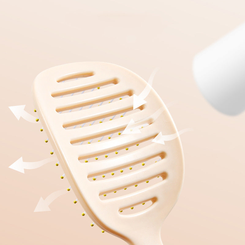 Cepillo desenredante con cubierta de limpieza fácil