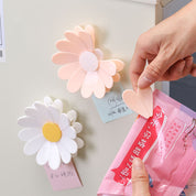 Clip para bolsas con diseño de margarita