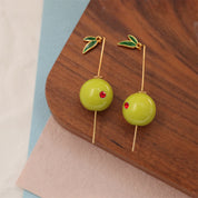 Aretes colgantes de aceituna - Dressygt