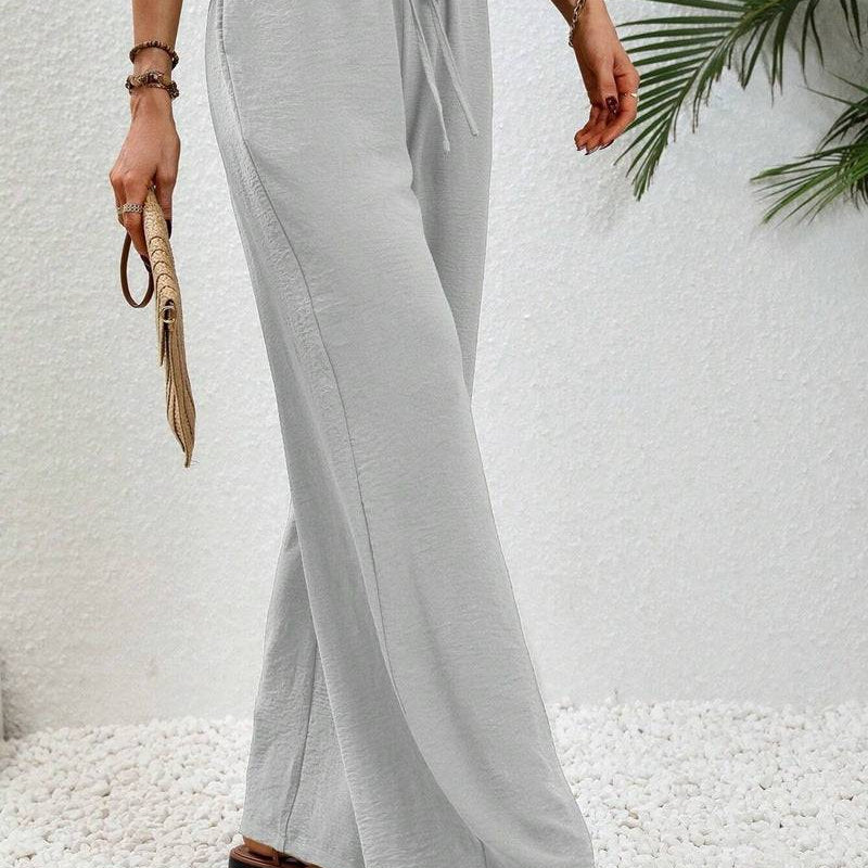 Pantalón casual cintura alta