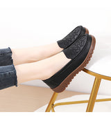 Mocasines con diseño de flores