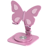 Soporte para teléfono con diseño de mariposa