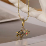 Collar con charms de viaje
