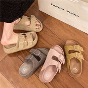 Sandalias con plataforma y doble hebilla - Dressygt