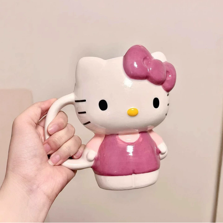 Taza de ceramica 3D con forma de Hello Kitty - Dressygt