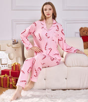 Pijama manga larga navideña