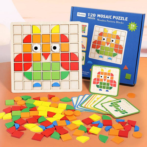 Juego de rompecabezas tipo mosaico para niños