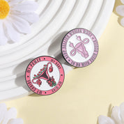 Pin metálico feminista de útero