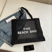 Bolsa de playa transparente