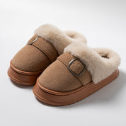 Pantuflas con interior afelpado
