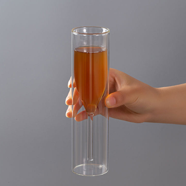 Copa de vidrio con doble pared - Dressygt