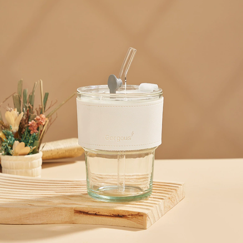 Vaso de vidrio con tapadera - Dressygt