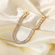 Pulsera dorada con brillos - Dressygt