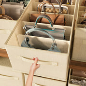 Caja organizadora de ropa con compartimentos