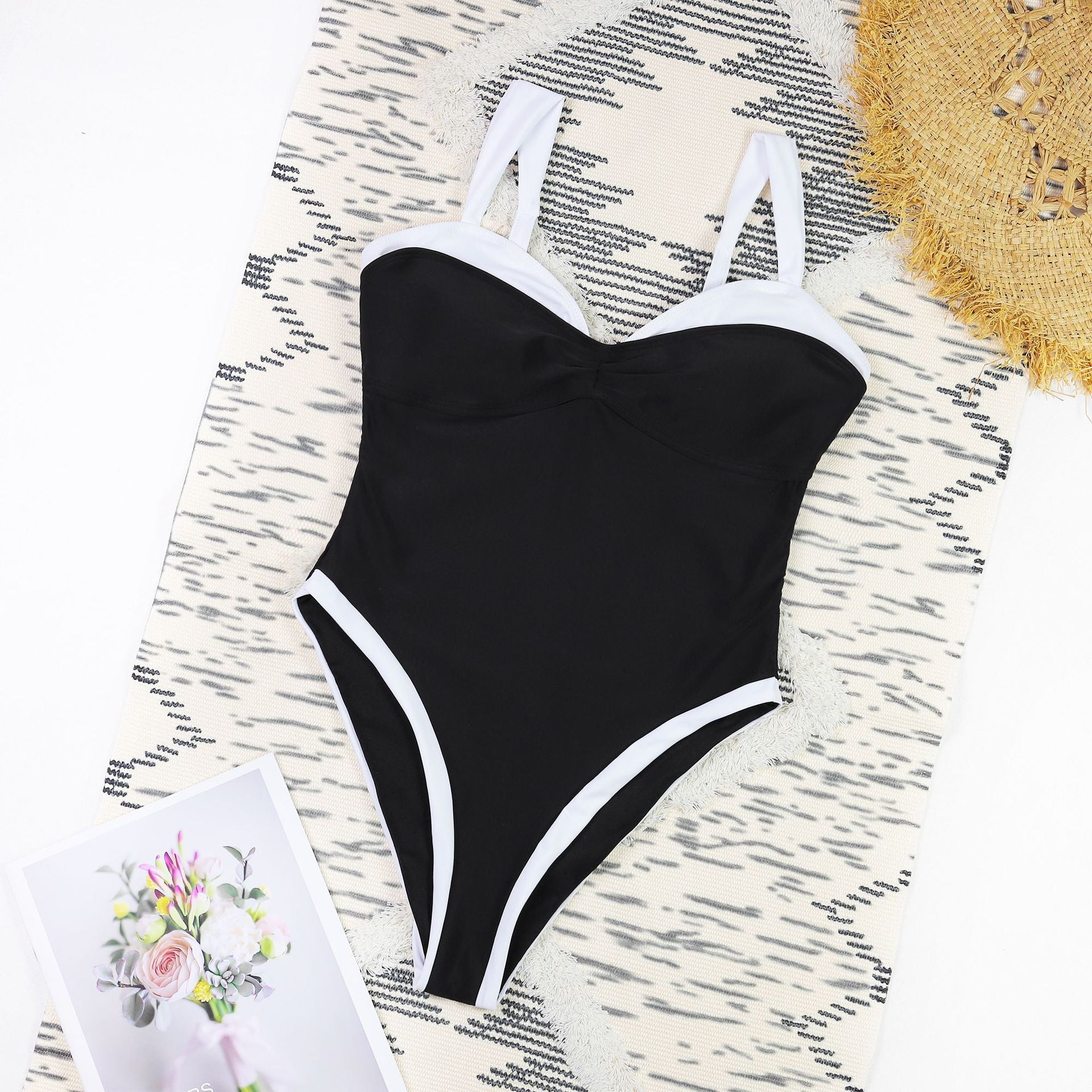Traje de baño estilo retro color negro - Dressygt