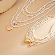 Set de collares de perlas multicapa - Dressygt