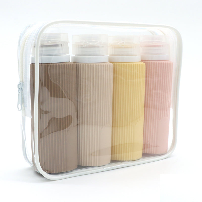 Set de botellas de viaje para cosméticos