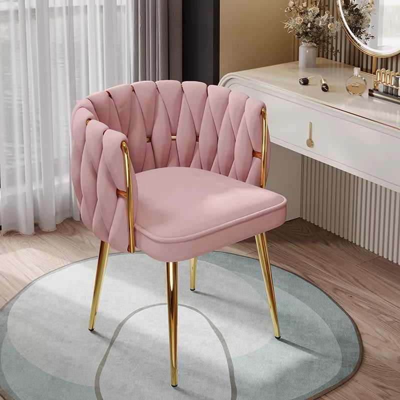 Silla acolchada decorativa