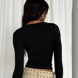 Blusa de manga larga