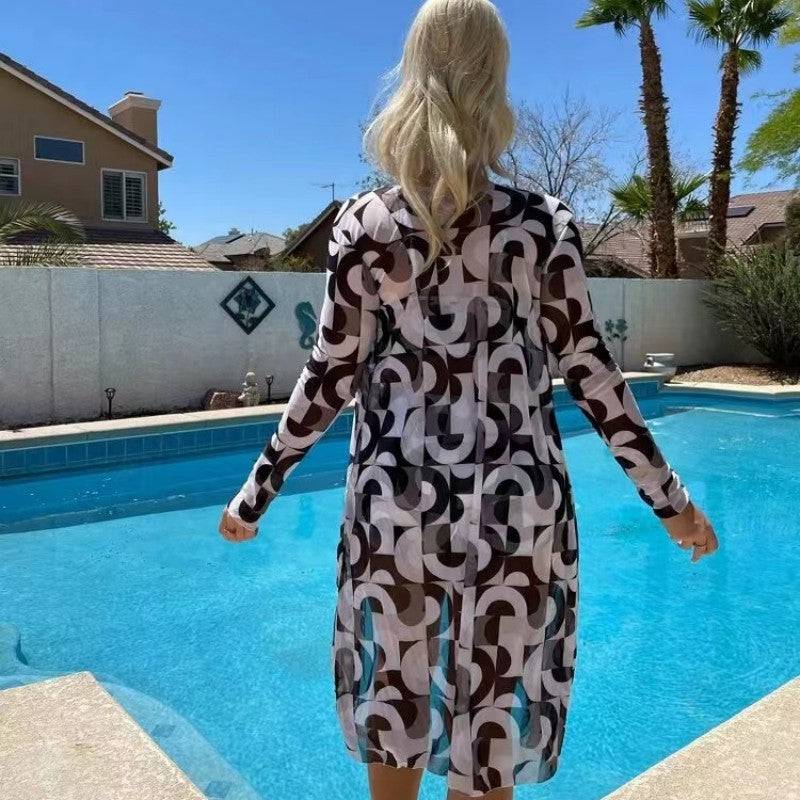 Conjunto de bikini con salida de baño