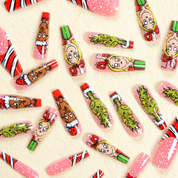 Uñas postizas navideñas Grinch - Dressygt